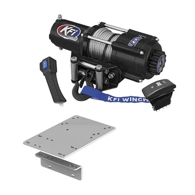 Kit combinado de cabrestante KFI 4500 lb (M2) para Kawasaki 4010 Mule 2009-2013 diésel 4x4 Foto 1 de 4