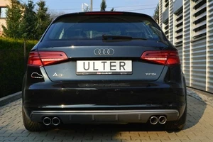 Silenciador de escape deportivo para Audi A3 8V 2013-2017 tubos de escape 80 mm con homologación - Imagen 1 de 5