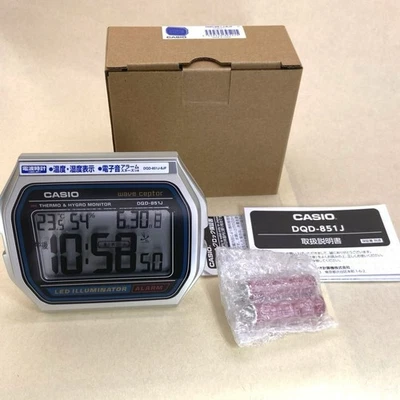Casio DQD-851J-8JF Digital Alarm Clock Temp/Humidity Cheapo Casio Watch-Style - Image 1 of 4