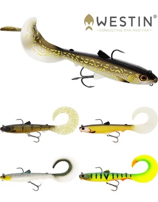 Westin Bullteez Curltail R2F Fishing Lure 16cm 35g Pike Lure