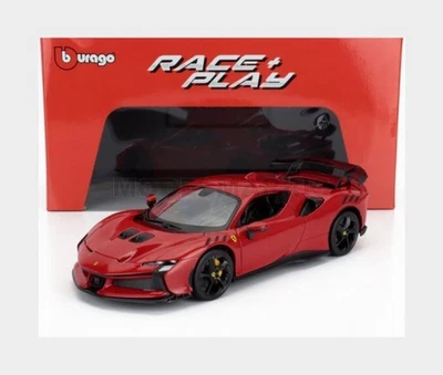 BURAGO 18-16020-02014 FERRARI - SF90 XX STRADALE 2024 - ROSSO CORSA - RED BLACK  - Immagine 1 di 2