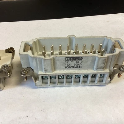 PHOENIX CONTACT 17-71-48-0 CONTACT INSERT MALE - FEMALE (LPW61U) - Image 1 of 3