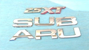 OEM 2004-2008 Subaru Forester 2.5 XT Chrome Rear Lift Gate Emblem  93073SA670 - Picture 1 of 6