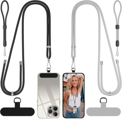 Crossbody & Wrist Nylon Phone Lanyard Neck Tether for All Mobile Phones - Image 1 of 3