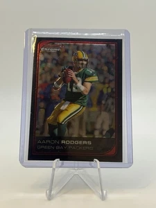 2006 Bowman Chrome Football Card Aaron Rodgers #201 Green Bay Packers - Picture 1 of 2