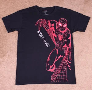 Marvel Spider-Man Jungen Grafik Tee T-Shirt Jugend (LARGE) schwarz rot lizenziert neu ohne Etikett - Bild 1 von 6