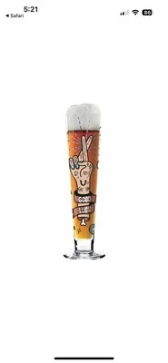 Vaso de cerveza Ritzenhoff - Pietro Chiera con caja y posavasos Foto 1 de 3