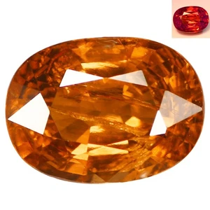 2.83 Ct Oval 9.4 x 7 MM Brown to Red Color Changing Garnet - Picture 1 of 5