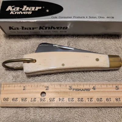 Navaja de bolsillo Ka-Bar 1989 White Whaler WLR89 Foto 1 de 4