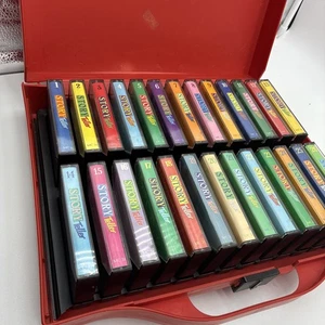 VINTAGE STORY TELLER Marshall Cavendish Lot 26 Cassettes With Carry Case 1980s - Bild 1 von 10