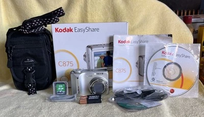 Vintage~~Kodak EasyShare C875 8.0 MP 5x Zoom Digital Camera - Bundle - MINT - SD - Image 1 of 4