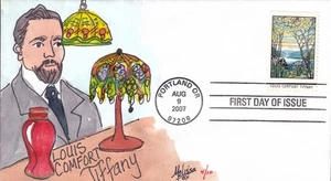 Louis Comfort Tiffany FDC, HP Melissa Fox, 4165 - Picture 1 of 1