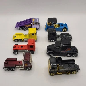 Vintage Marlon. Diecast 18 wheeler Toy Cars Hot Wheels lot of 8 trucks - Picture 1 of 10