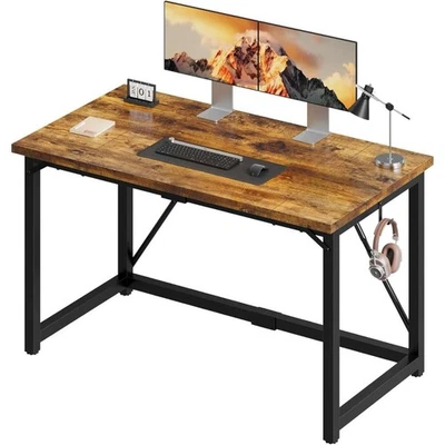 Computertisch Schreibtisch Büro Tisch Industrial 120x50 Robust Industrial Haken - Bild 1 von 4