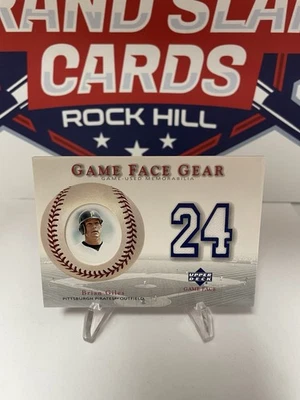 2003 Upper Deck Game Face Gear #GG-BG Брайан Джайлс Игровая Футболка Реликвия Почти как новая - Изображение 1 из 2