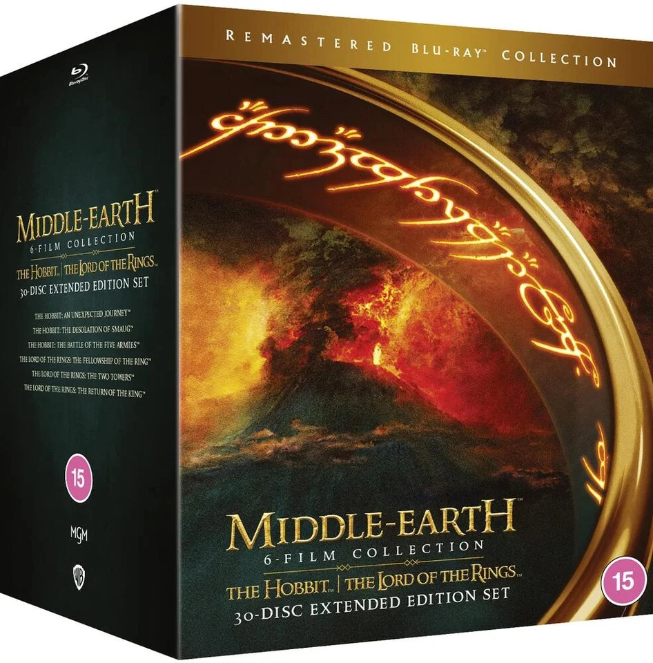 Middle Earth Collection (6 Films) Blu-Ray - Image 1 of 3
