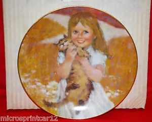 "My Kitty" 1980 "Precious Moments Serie" von Thorton Utz Sammlerteller - Bild 1 von 6