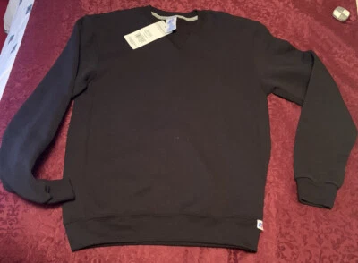 Russell Athletic Black YOUTH XLarge Active / Sports Cotton Blend Crew Neck- NWT - Image 1 of 2
