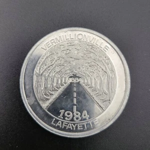 Mardi Gras Token 1984 Krewe of Bonaparte Vermillionville - Picture 1 of 2