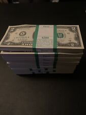 100 ($2) Two Dollar Bills Uncirculated Sequencial - 2017a
