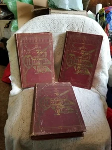 Life and Works of Washington Irving 1885 P.F. Collier 3 Volume Set Books - Picture 1 of 12