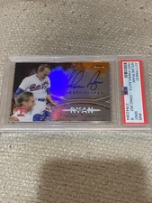 Nolan Ryan 2017 finest finishes orange refractor auto autograph psa 9 10/25