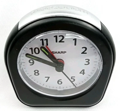 Vintage Tech Analog Alarm Clock Sharp Electronics With Snooze Light 2000s - Image 1 of 4