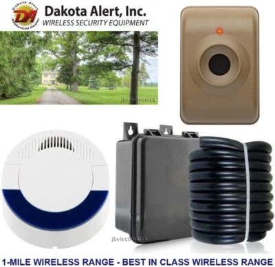 DAKOTA ALERT DCRH-4000 RUBBER HOSE DRIVEWAY ALARM SECURITY + MOTION SENSOR - Image 1 of 4