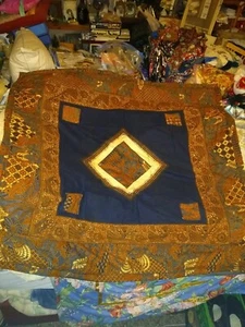 Handmade Quilt 52x52 Throw Batik fabric - Picture 1 of 2