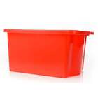 35L Coloured Plastic Storage Boxes Home Office Stackable Strong Container Uk
