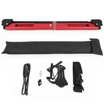 58" Archery Folding Bow 35lbs Straight Recurve Bow Longbow Portable Hunting R/LH - Image 1 of 4