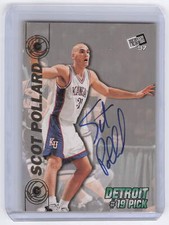 1997 Press Pass Double Threat #NNO Scot Pollard Autographs -