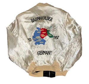 CHAQUETA DE RECUERDO 7 STEPS TO HELL VINTAGE 1955 ALEMANIA SATINADA - Imagen 1 de 6
