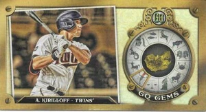 2022 Gypsy Queen ALEX KIRILLOFF GQ Gems Minis - MINNESOTA TWINS - #GGM-22 - Picture 1 of 1