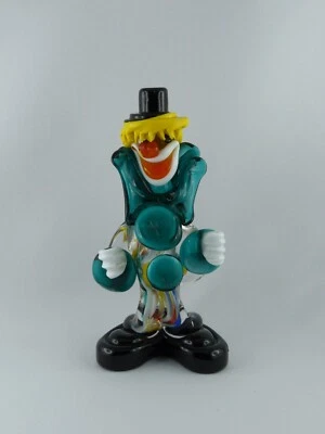 Vintage Figur Clown Murano Glas (Handarbeit), 16,5 cm - Bild 1 von 4