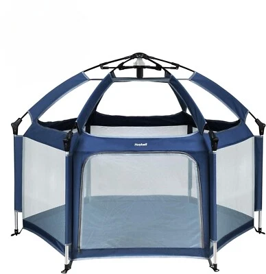 POP 'N GO Premium Indoor and Outdoor Baby Playpen - Sweet Mint Canopy With Bag - Image 1 of 4