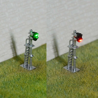1 x N scale model railroad block signal LED made 2 aspects color light #160S2LS - Image 1 of 4