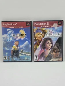 Final Fantasy X and Final Fantasy X-2 (PlayStation 2, 2001) Both Complete - Picture 1 of 7