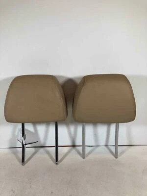 Bmw E60 Front Seat Headrest Set Of 2 Leather Beige OE Fits BMW 530I 2004-2006 - Image 1 of 4
