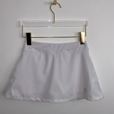 FILA Falda Tenis Blanca con Pantalones Cortos Niñas Talla Mediana (8-10) Usada en Excelente Condición Foto 1 de 4