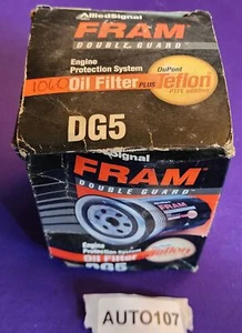 AUTO0107 - FRAM DG5 DG 5 NEW  Engine Oil Filter - New Old Stock - Picture 1 of 5