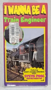 I WANNA BE A TRAIN ENGINEER (VHS, 1995) Steve Pool NEW/SEALED - Picture 1 of 4