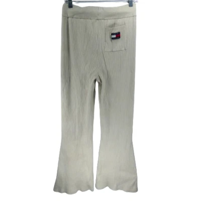 Tommy Hilfiger Tommy Jeans Pantalones Para Mujer Tostado M Acampanado Retro Y2K Damas 26x30 Foto 1 de 4