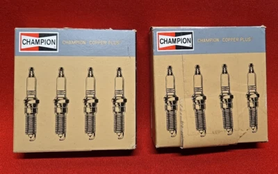 Champion Copper Plus Ignition Spark Plugs 2 Boxes (SET OF 8) REC12MCC4 - Image 1 of 4