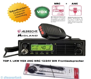 CB FUNK Albrecht AE 6491 ANC NRC mit Freisprechen & 65cm Magnet Antenne LKW MAN - Bild 1 von 6