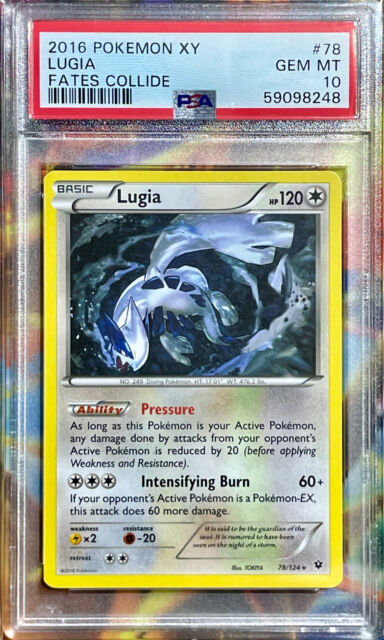 Pokemon - Lugia (78/124) - XY Fates Collide : : Brinquedos e  Jogos