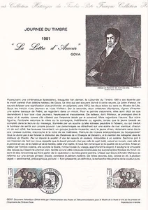 Document Philatélique 1er Jour : 06 1981 Journée du timbre Lettre d'Amour - Picture 1 of 1