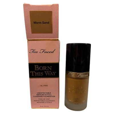 Too Faced Born This Way Undetectable Foundation WARM SAND Med-Full Coverage NEW - Image 1 of 2