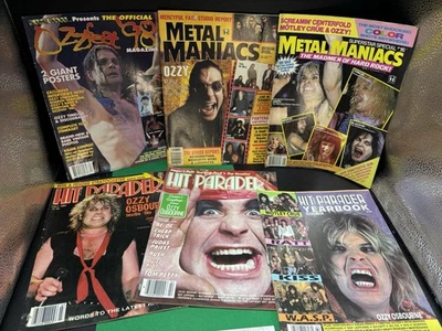 Vintage  OZZY  Hit Parader ~Heavy Metal Maniac ~ Oz Fest '98  (6) Lot Magazine — 第 1/4 张图片