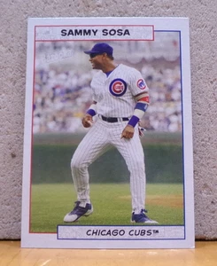 BASEBALL CARD RETRO STYLE BAZOOKA CHICAGO CUBS SAMMY SOSA GETTING READY TO STEAL - Picture 1 of 2